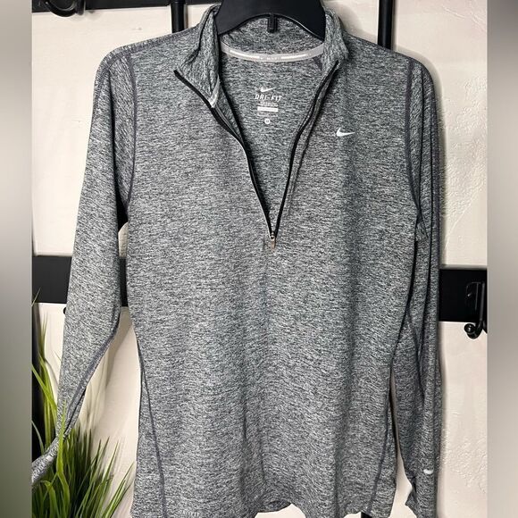 Nike run dri-fit long sleeve shirt grey size medium - Picture 7 of 15